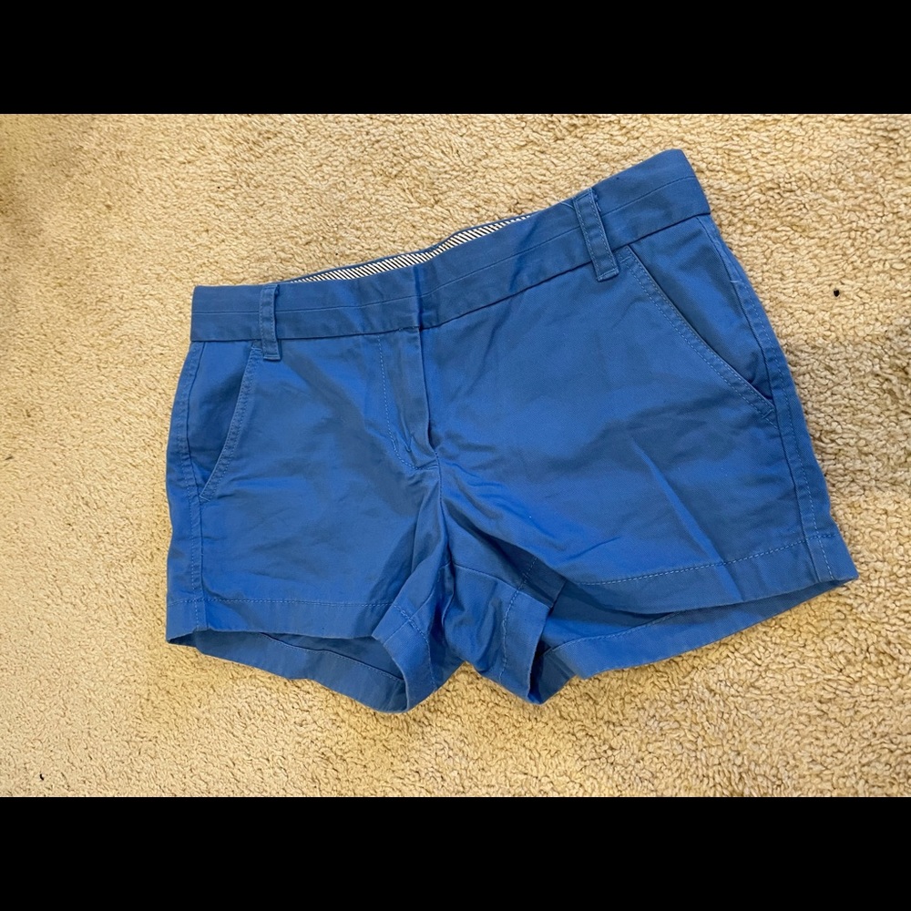Blue chino shorts